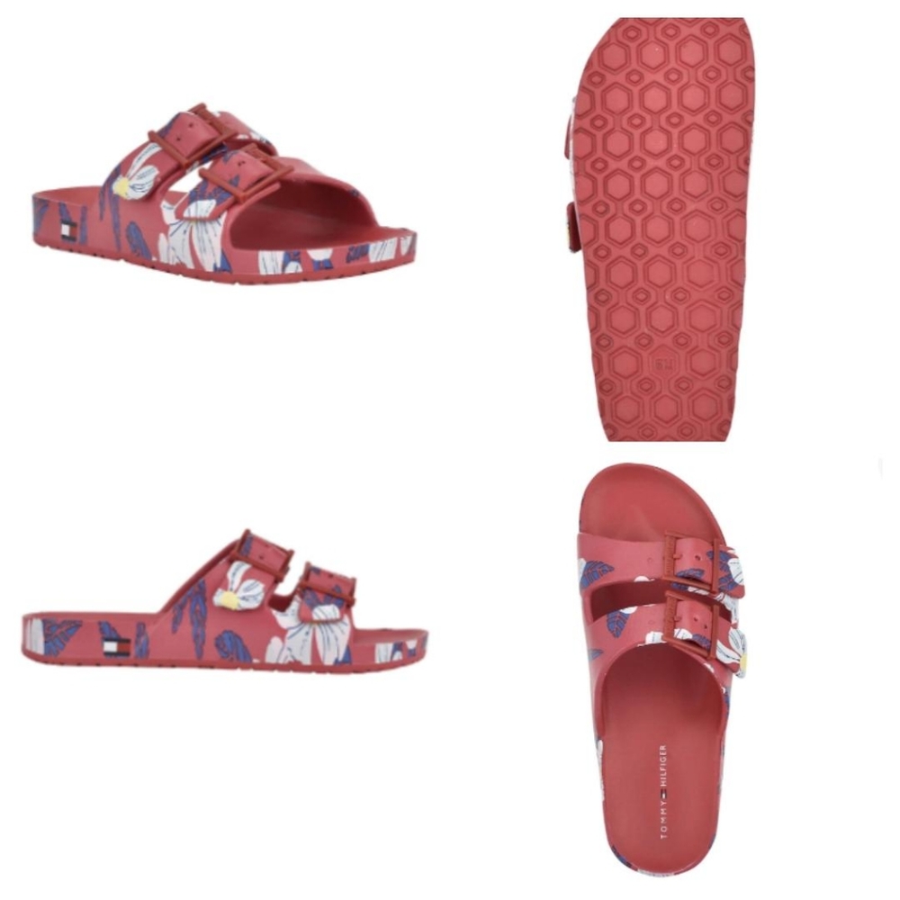 💖Tommy Hilfiger Slide Sandals Size 7 💖 - Picture 1 of 6